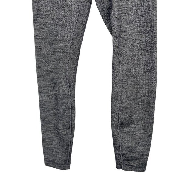 Lululemon Align Pant II 25" Mini Heathered Herringbone Black White Size 4 - Picture 3 of 9